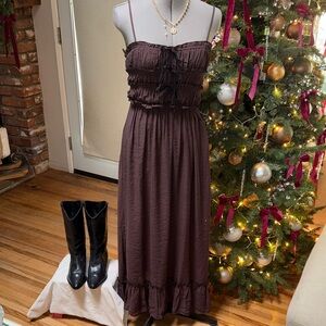 Thirty/Thirty Brown Maxi Dress